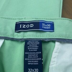 Izod Light Green Men's Chinos